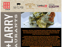 Tablet Screenshot of guyandlarryrestaurants.com